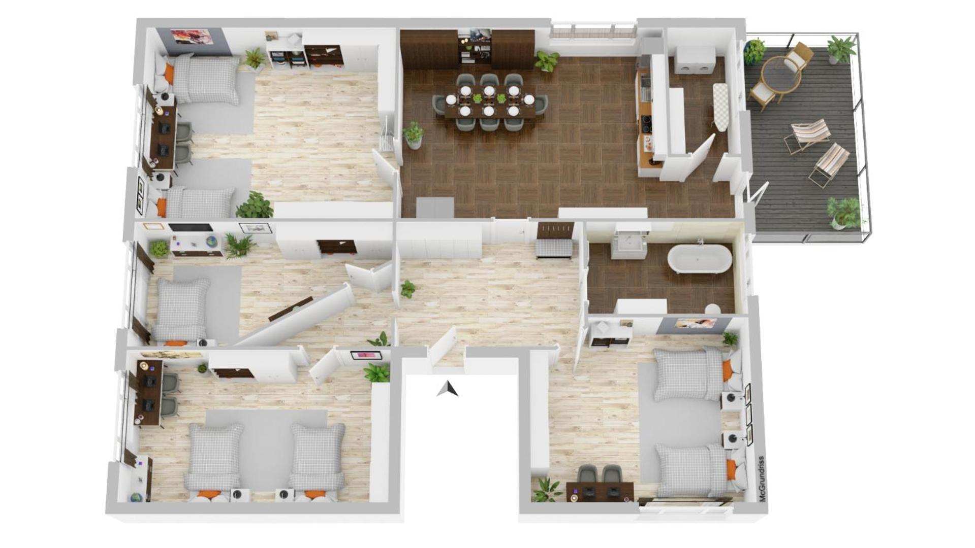 -Cs24- 4 Rooms Apartment With Rooftop - Ka02 อิเซอร์โลห์น ภายนอก รูปภาพ
